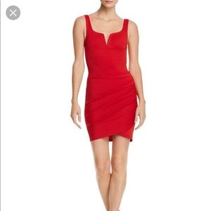 Tiger Mist side ruched mini